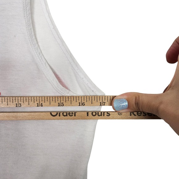 DIXXON Shirt Mens Small White Tank‎ Top Out Come The Wolves Graphic Sleeveless - Picture 6 of 7